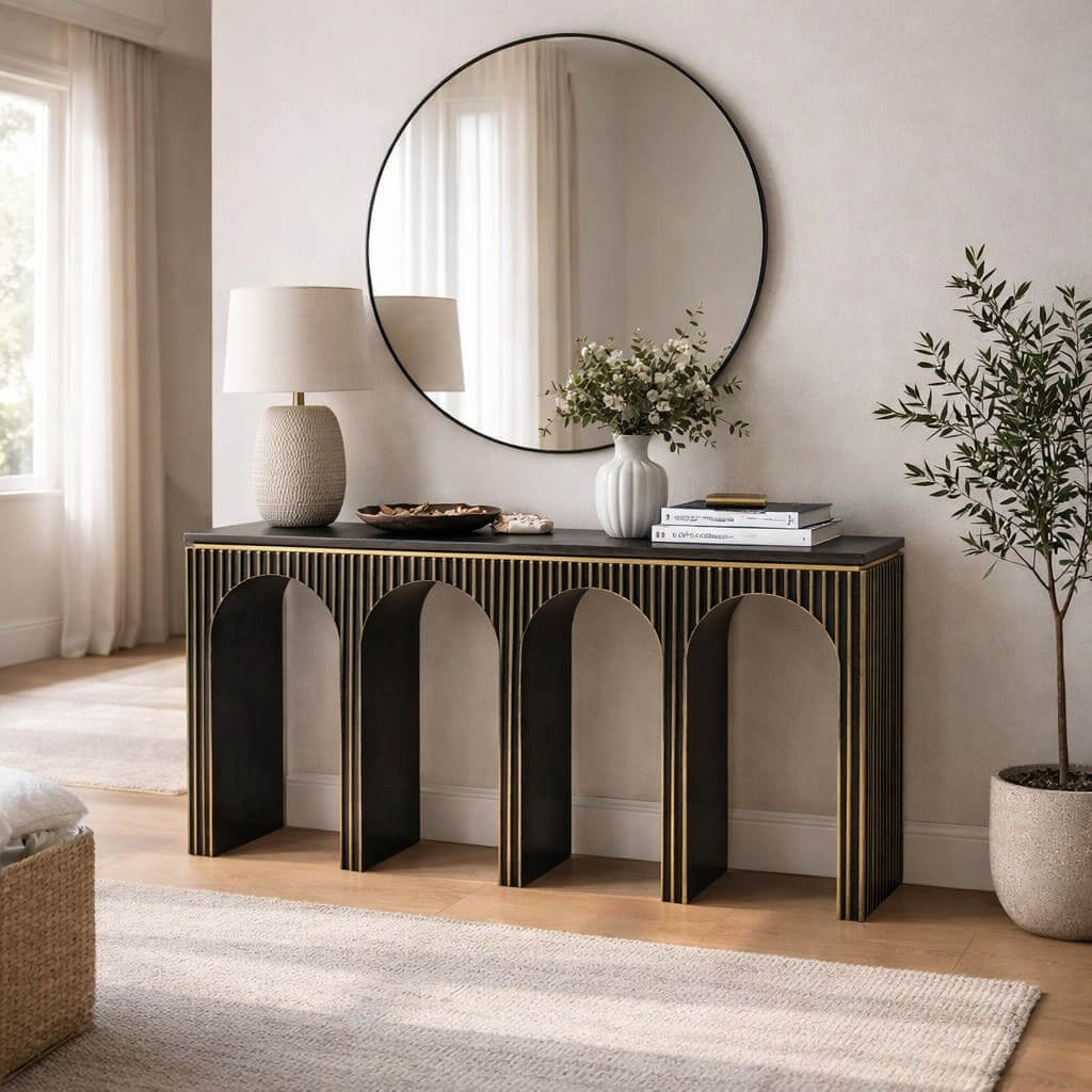 Aurora Brass Console
