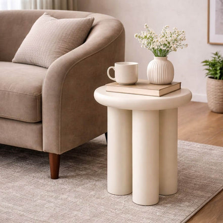 Beige Crest Table