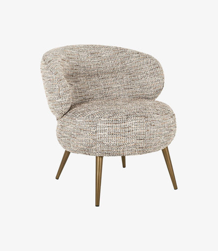 Beige Aura Lounge Chair
