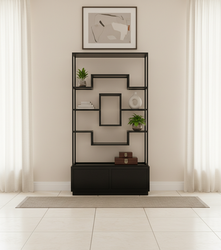 Midnight Ebony Bookshelf