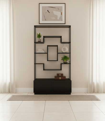Midnight Ebony Bookshelf