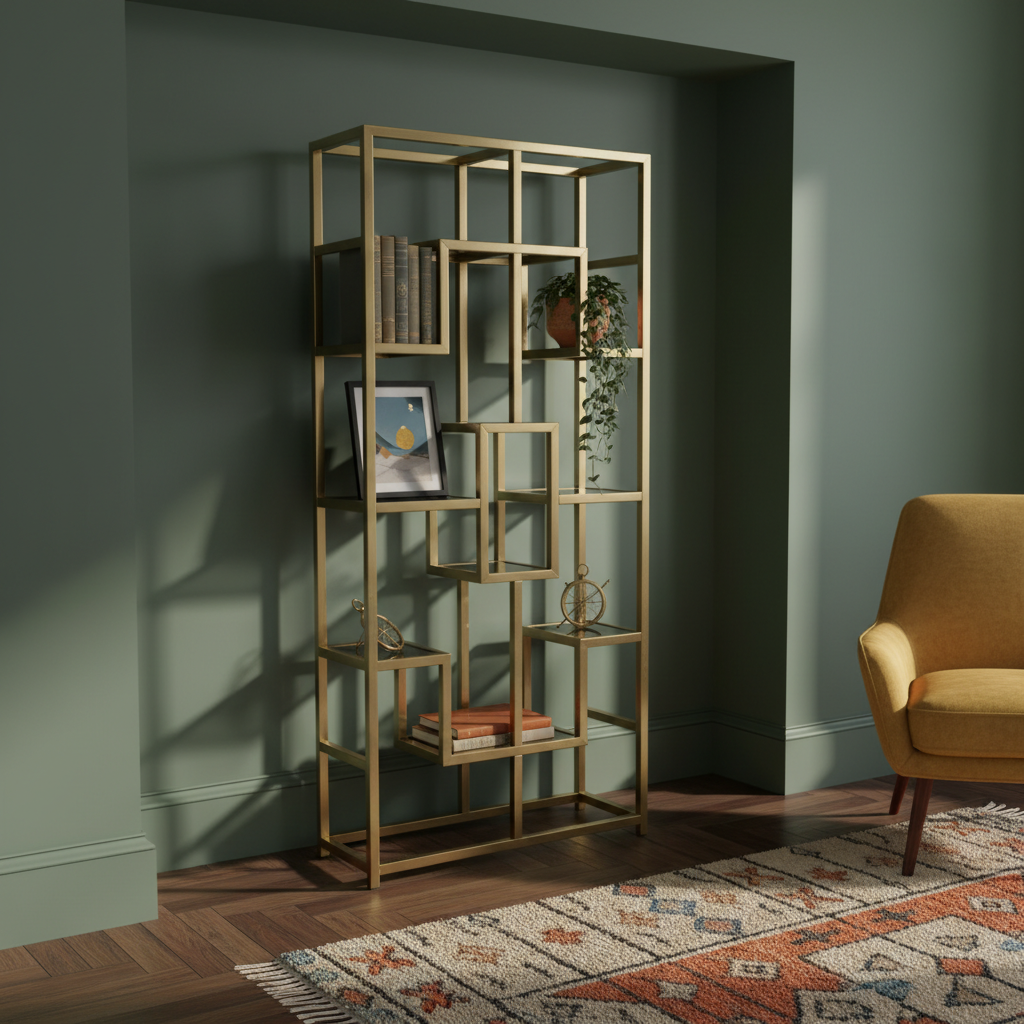 Shadow Glass Bookshelf