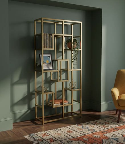 Shadow Glass Bookshelf