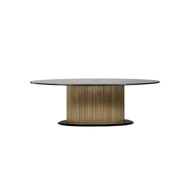 Brass Accent Udaipur Dining Table