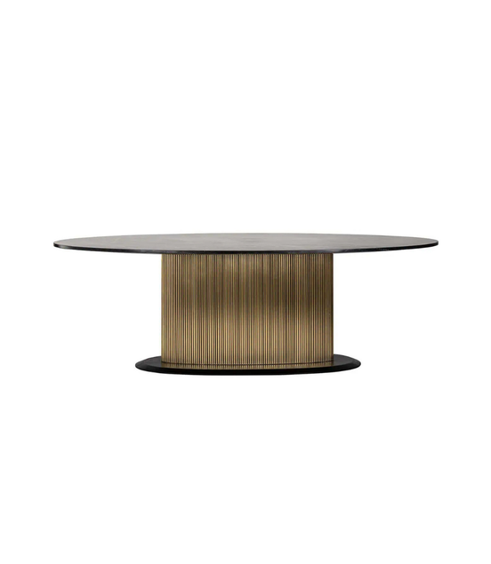 Brass Accent Udaipur Dining Table