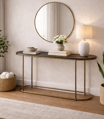 Sable Leather Console