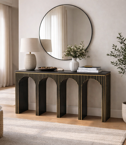 Aurora Brass Console