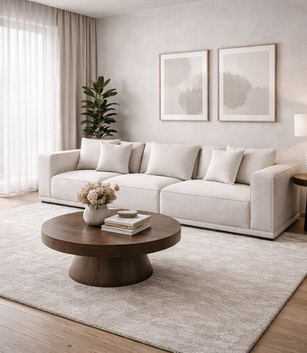 Luna Beige Sofa