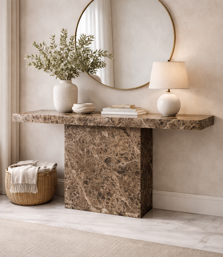 Emperador Luxe Console Table