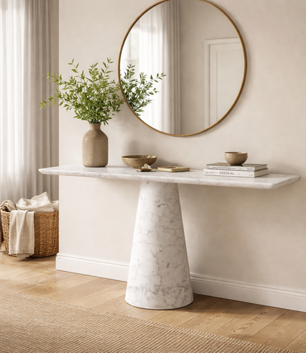 Carrara Lumina Console Table