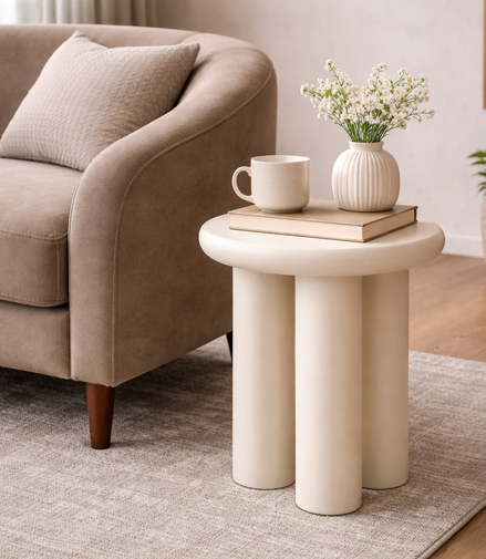 Beige Crest Table