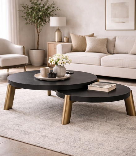 Noir Timber Coffee Table