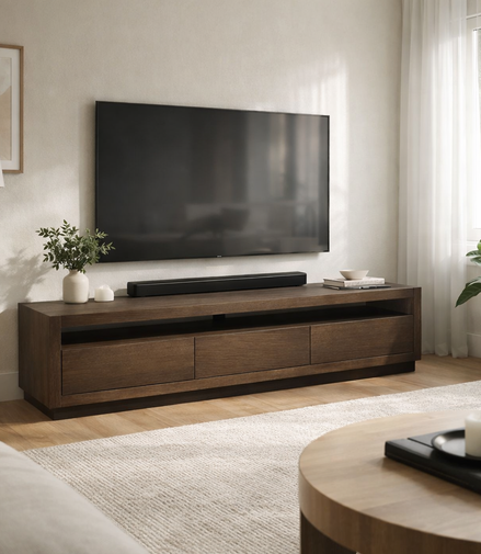 Heritage Walnut TV Cabinet
