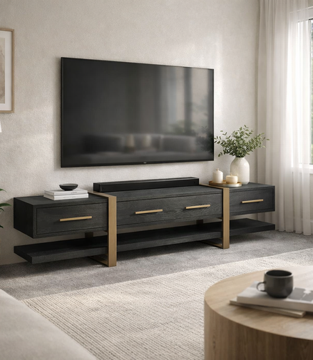 Midnight Frame TV Cabinet