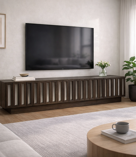 Reflexion Walnut TV Cabinet