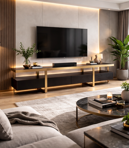 Indus Iron TV Cabinet