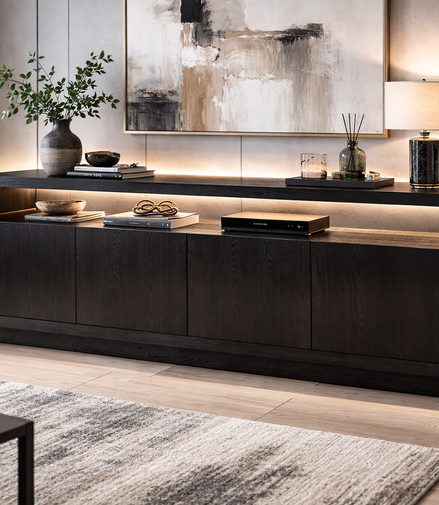 Obsidian Matted Sideboard