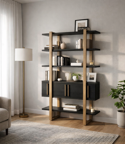 Noir Modern Bookshelf