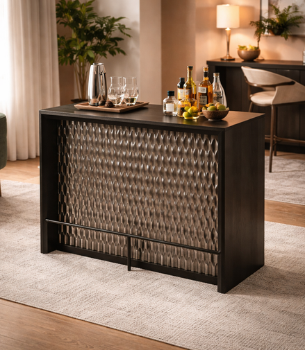 Noir Walker Bar Cabinet