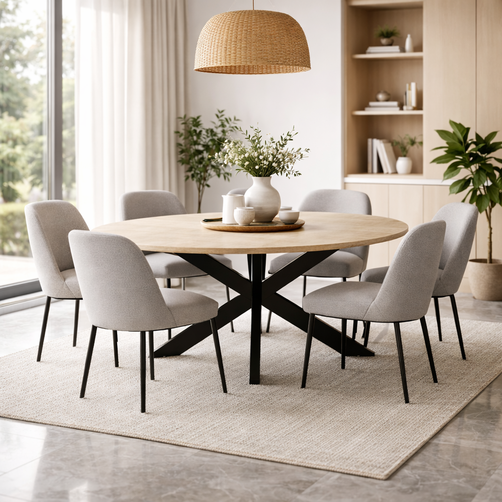 Travertine Classic Dining Table