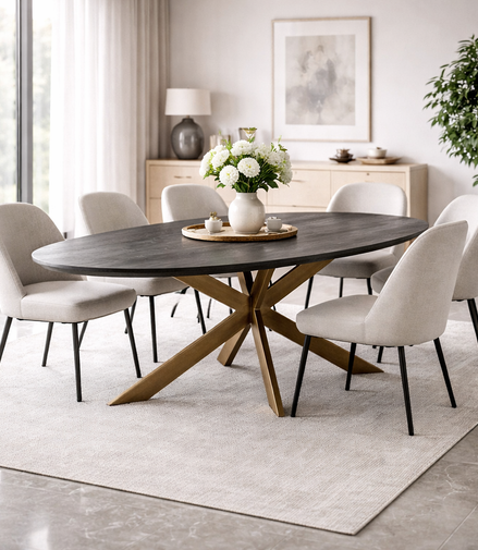 Noir Timber Dining Table