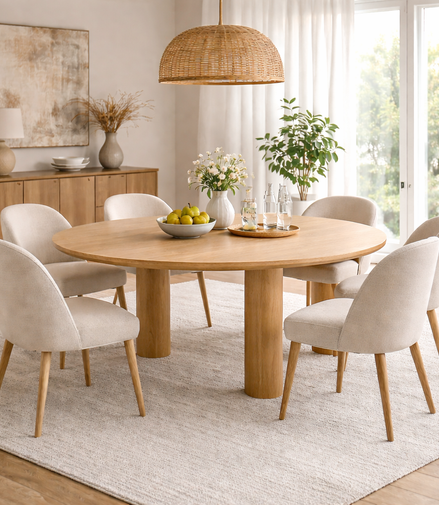 Vintage Charm Dining Table