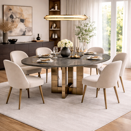 Udaipur Noir Perfect Dining Table