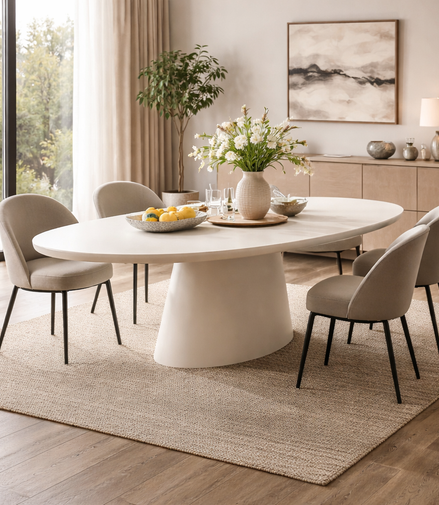 Softstone Beige Dining Table
