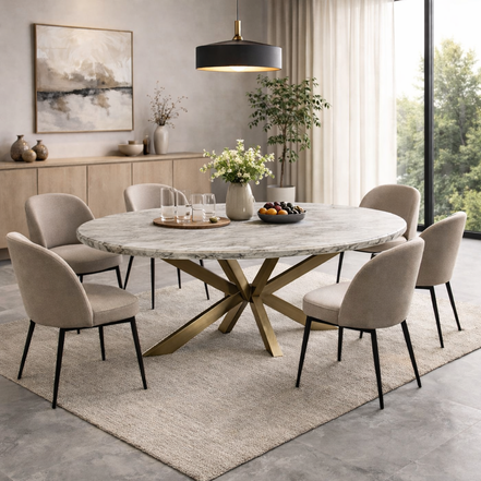 Toronto Elegance Round Dining Table