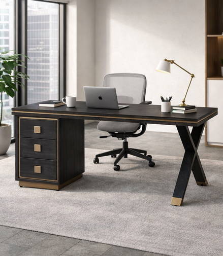 Noir Studio Office Desk