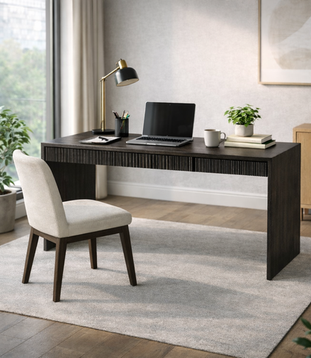 Vintage Brown Office Desk