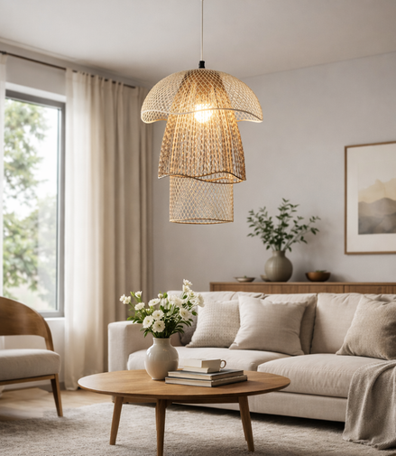 Golden Halo Ceiling Lamp