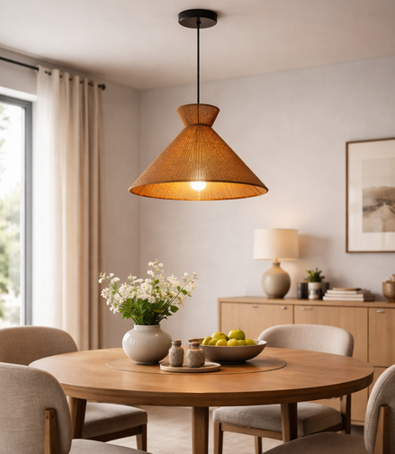 Rustic Bronze Ceiling Lamp