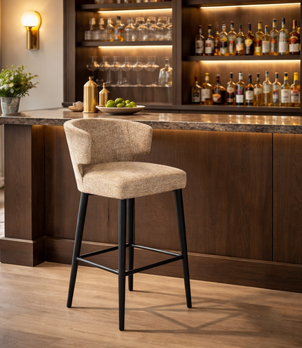 Fusion Velvet Bar Chair