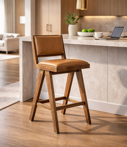 Sunset Tan Bar Chair