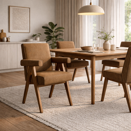 Cocoa Brown Dining Chair