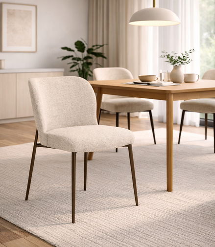 Biscotti Velvet Dining Chair