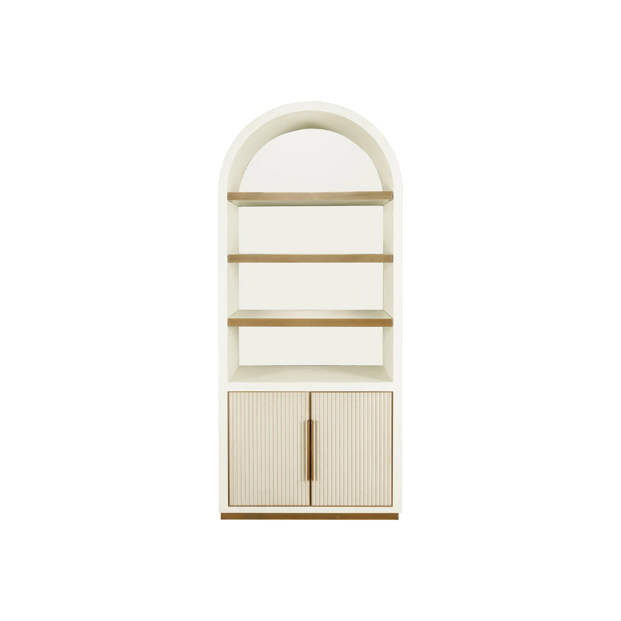 Classic White Glass Cabinet