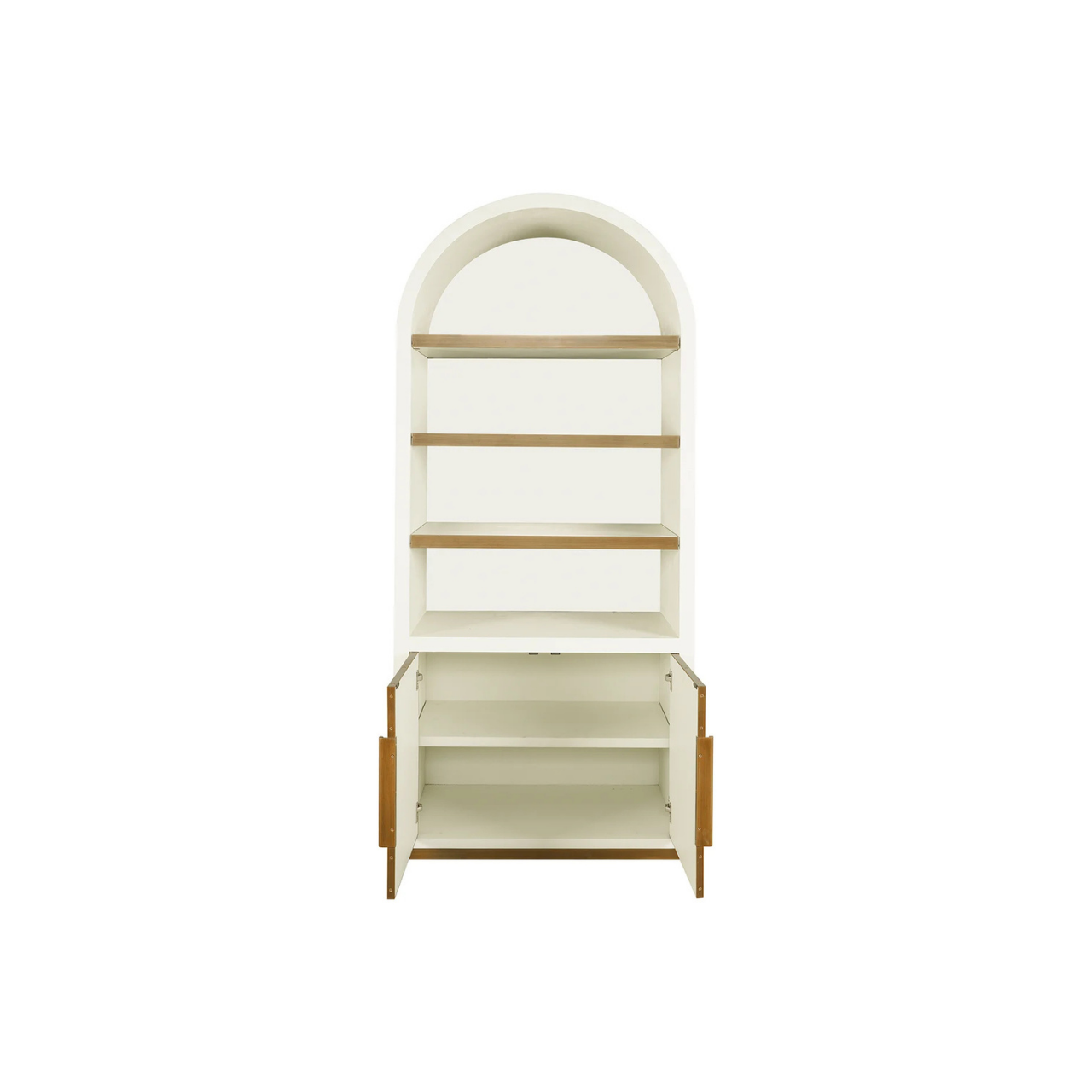 Classic White Glass Cabinet