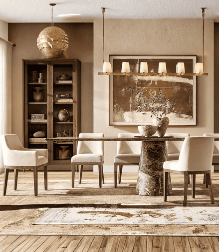 Cream Classic Dining Chair