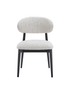 Cream Luxe Dining Chair