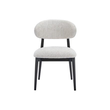 Cream Luxe Dining Chair