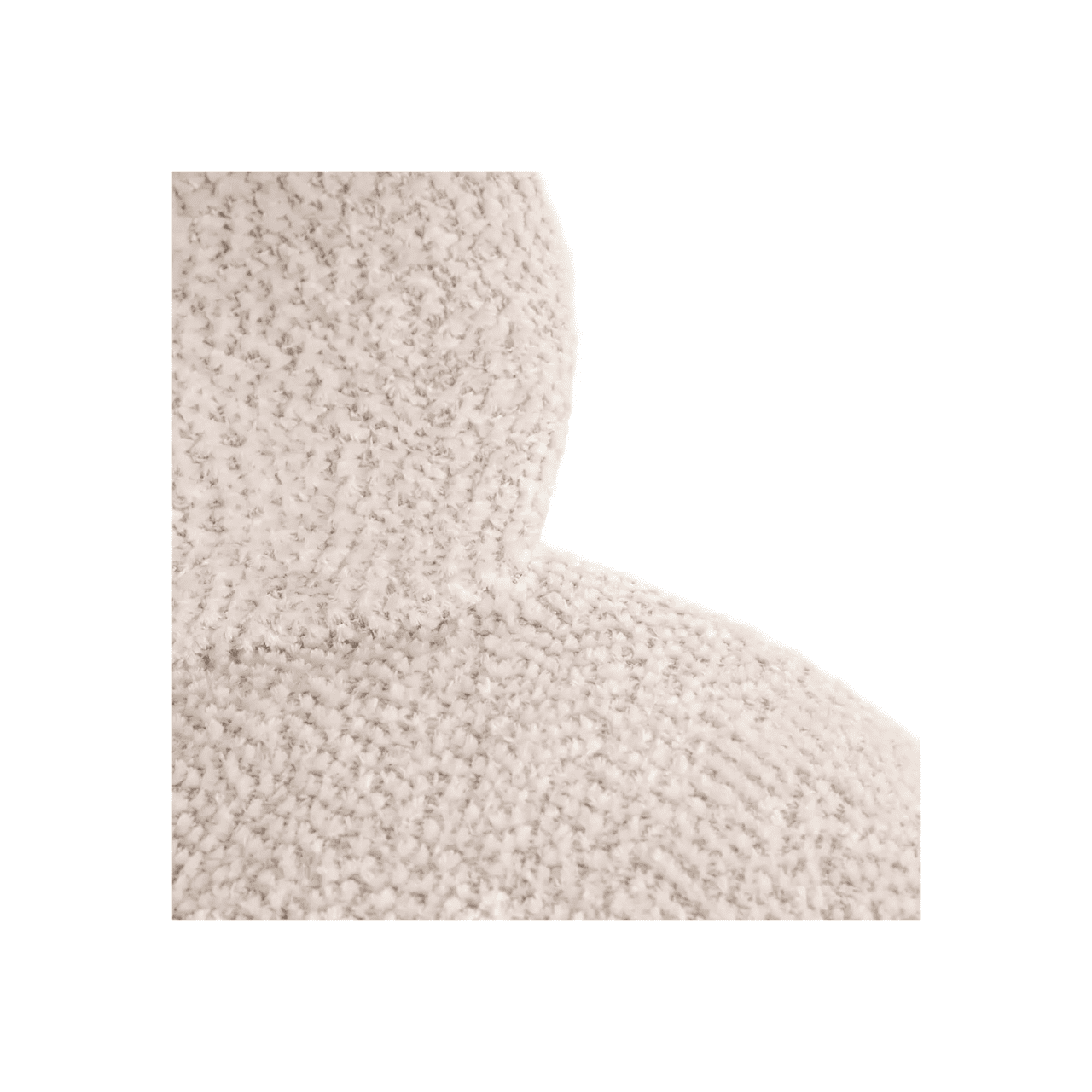 Cream Velvet Lounge Chair