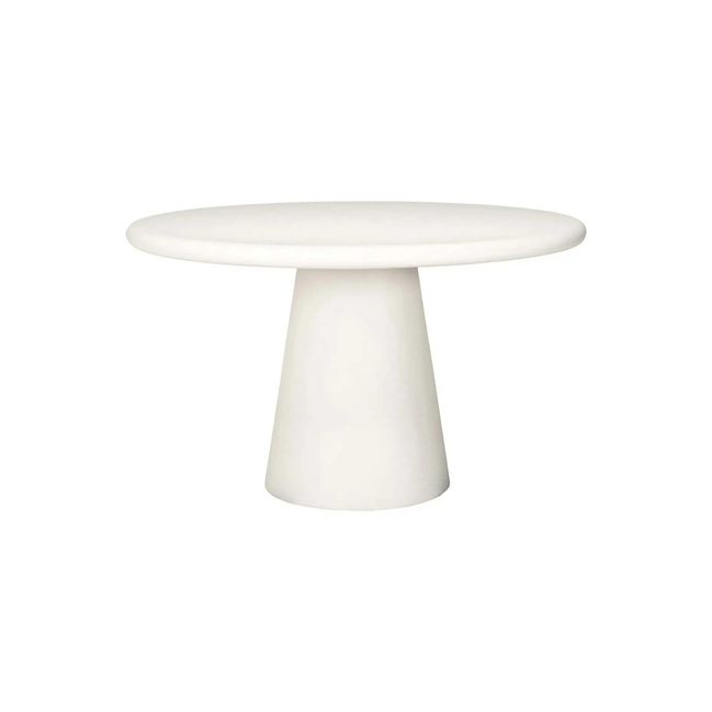 Crystal White Dining Table