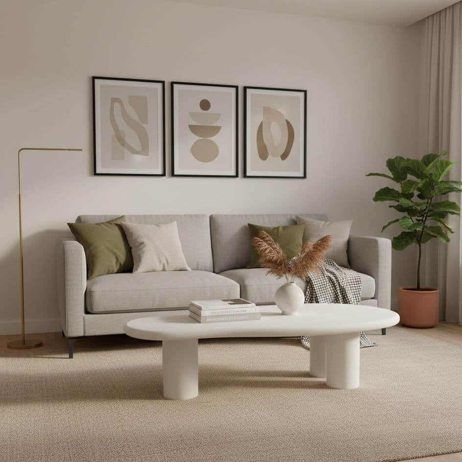 Crystal Blanc Coffee Table