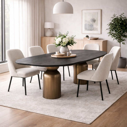 Dark Walnut Royale Dining Table