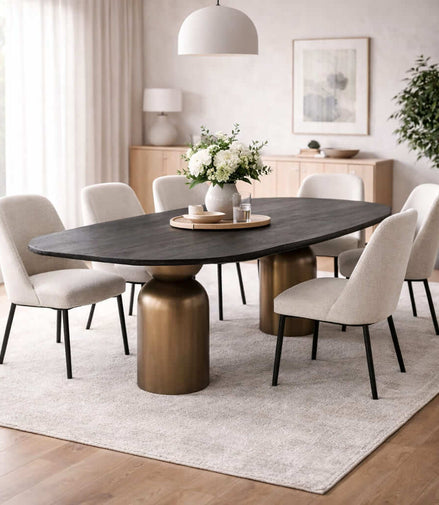 Dark Walnut Royale Dining Table