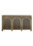 Ebony Brass Sideboard