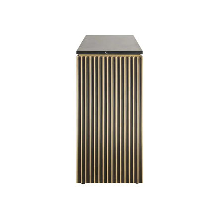 Ebony Brass Sideboard