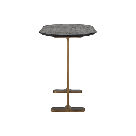 Ebony Crest Bar Table